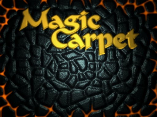 Magic Carpet title screen for Sega Saturn